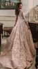 Vintage Champagne Mermaid Wedding Dress With Overskirt One Shoulder Pretty Applique Church Garden Wedding Dresses Bridal Gowns