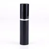 6 ML vide Portable rechargeable atomiseur maquillage vaporisateur bouteilles de parfum voyage aluminium métal verre doublure avec sac OPP LX1116