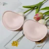 Flymokoii 1Pair/Lot Women Bra Padded Chest Cups Insert Breast Enhancer Push Up Bikini Invisible Sponge Foam Bra Pads for Swimsuit