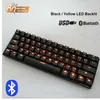 Nouveau 61 touches RK61 Bluetooth sans fil blanc LED rétro-éclairé ergonomique clavier de jeu mécanique Gamer éclairé pour ordinateur portable