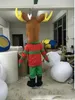 2018 gorąca wyprzedaż dla Mascot Brown Deer Elk Elk Christmas Birthday Party Dress Masoct Costume