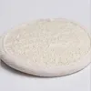 Loofah Round Reinigingsbad Gezicht Luffa Facial Complexion Skin Disc Disk Padsmale Vrouwelijke gezicht en borstel