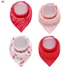 Múltiplas Cores Bebê Bandana Drool Babadores para Meninas Meninos de Absorvente Algodão Presente Do Bebê 4 Pçs / set