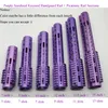 Purple Anodized_7 / 9/10/12 / 13.5 / 15 '' pouce Rail Handguard Handmard avec 3 x Picatinny / tronçons de chemin de fer Weaver + écrou de baril en acier