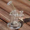 Verre Bong Oil Rig Avec Quartz Banger Nail 7,5 Pouces D'épaisseur Narguilé Joint Femelle 14MM Bubbler Pipe À Eau