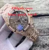 5 Stile orologio K8 Factory 42mm 26322orzz1222or02 VK Quartz Data Blue Dialcero 18K Rose Gold Diamond Chronografo Orologio da uomo Wat5057555
