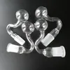 2020 New Unique Glass Pipes Mini Glass Pyrex Oil Burner Pipes Bent Type Oil Burner Pipe Clear Smoking Hand Pipe SW40