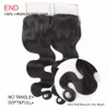 ishow 3 pcs wefts 하나의 무료 파트 폐쇄 밍크 브라즈유가 바디 웨이브 페루 인간의 머리카락 묶음 확장 여성 모두를위한 모든 연령대의 자연 검정 8-28inch