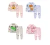 Barn baby pojkar flickor kläder set trackduit bomullssport kostym tecknad tshirtpants barn kläder set 03257908913