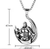 free shipping Europe and the United States men's stainless steel lifting iron dumbbell pendant titanium steel giant fitness hanging decorati