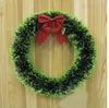 Bowknot 홈 인테리어 (녹색)와 1pc 크리스마스 녹색 화환 장식 화환