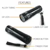 Portable 9 LED UV Light Flashlight Hiking Torchlight Aluminium Alloy Money Detecting LED UV Lamp Light High Quality Best Price7508167