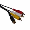 S-AV S-Video RCA Audio Video Composite Cord Kabel AV do SEGA SATURN DHL FEDEX EMS Darmowy statek