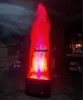 2 stycken 36 * 10mm scen silke brand effekt dekoration flame projektor röd silke falsk flamma belysning
