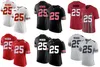 NIEUW MIKE WEBER 25 College voetbalshirt genaaid Campbell 34 maat S-4XL Navy/Light Blue/White Jerseys-Factory Outlet