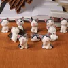 Kawaii 10 Stück Keramik Käse Katze Wohnkultur Handwerk Raumdekoration Porzellan Tierfiguren Glückskatze Mädchen Spielzeug Ornamente Geschenk