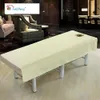 Cotton Massage Table Cloth Bed Cover Sheet Beauty Salon Spa Bed Cover Sheet with Face Hole Pure Color zk30