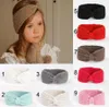 Bohemia Fashion Infant Baby Gestrickte Stirnbänder Mädchen Haarbänder Kinder Knoten Haarschmuck Kinder Headwraps 9 Farben