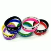 Nouvelle vente directe en gros 100pcs gelée Silicone Bracelet Bracelets en caoutchouc élastique pour hommes femmes bijoux accessoires de mode manchette cadeaux