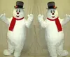 2018 Wysokiej Jakości Maskotki Miasto Frosty The Snowman Maskotki Kostium Anime Zestawy Maskotki Temat Fancy Dress Carnival Costume