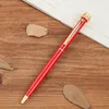 Fashion Gold Crown Color Shell Ballpoint Pen Black Ink Student Souvenir Business Office Stationery Favor WJ021