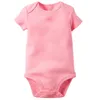 Baby rompers passar sommar spädbarn triangel romper onesies 100% bomull kortärmade barn kläder