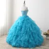 2018 Nowy Przybył Prawdziwe zdjęcie Seksowna Kryształowa Suknia Balowa Quinceanera Dress Z Frezowanie Cekin Sweet 16 Dress Vestido Debiutante Suknie BQ131