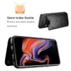 Samsungノート9 S9 S8 S7スリム財布ケースカードスロットマルチ機能耐衝撃TPUレザー電話カバーx 8 7