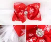 Christmas Baby Girls Bow Feather Headband Party Xmas Toddler Infant Kids Hair Band Headwear Hair Accessories hair hoop presents