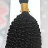 Cheveux mongols en vrac bouclés en vrac 100g Afro crépus cheveux en vrac 1 paquets de cheveux humains pour tresser en vrac sans attachement 1142316