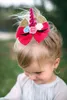Halloween Unicorn Hairpin Hair Clip, Unicorn Horn Flower Hair Bows, Kids Cosplay Party Haaraccessoires