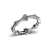 متوافق مع Pandora المجوهرات خاتم الفضة خواتم مغرية مع CZ 100 ٪ 925 الاسترليني المجوهرات الفضية DIY كاملة للنساء 264Z