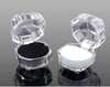 Smyckespaketlådor Ring Holder Earring Display Box Akryl Transparent Wedding Packaging Lagring Box Cases3252866