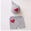 Noworodek Baby Cute Crochet Knit Costume Prop Stroje zdjęcia Fotografia Baby Hat Photo Rekwizyty Nowy Born Baby Girls Cute Stroje 0-6m