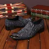 Printed E4811 Red Colorful Floral Wedding Genuine Leather Handmade Men Oxfords Shoes