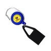 Portabel klistermärke Silikon Lättare lock inslaget Regelbunden storlek Lighter Holder Sleeve Cover Clip Key Chain Lighter Holder Röker Acc4515045