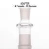 Fabricant verre adaptateur mix conception joint femelle pour tabac verre wapter pipe glss bong mâle jiont utilisé