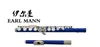 High Quality Earl Mann 16 Hole Close C key Flute Cupronickel Blue Paint E Key Brand Concert Instruments Flute With Case