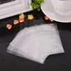 Clear Christmas Snowflake Cookie Bag Plastic Cellophane Self Adhesive Seal Bakery Gift Cello Bags 10x10cm two size