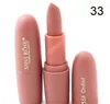 Os mais recentes 7 Cores SENHORITA ROSA Miss Rose Matte Batons Maquiagem À Prova D 'Água de Longa Duração Maquiagem Profissional Kit Lábio Bala