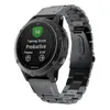 Garmin 5 Forerunner 935 Wristband290U 용 Jansin Classic Stainless Steel Watch Strap Metal 교체 밴드