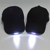 Nouveau foncé lumineux lueur lecture pêche Jogging éclairer LED casquette de Baseball Sport chapeaux chapeau lumineux pour femmes hommes