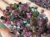 100g mixte culbuté petite pierre en vrac naturel poli cristal gemmes Quartz rouge vert bleu tourmaline puces pour la guérison Reiki6062739