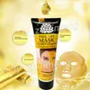 Skala av Mask Guldkollagen Deep Cleansing Pore Cleaner Golden Mask 120ml Renande Blackhead Remover Facial Mask Face Care Gratis DHL