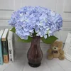 Silk Hydrangea Blumen Künstliche Braut Blumen Braut Bouquet Hochzeit Dekorationen Gefälschte Tischdekoration Küssen Bälle Real Touch Blumen