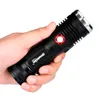 2018 Självförsvar Zoomable Skywolfeye L207 1000LM L2 T6 LED -flashlamp Waterproof 4 Mode Flash Light Torch Lamp för utomhus campin2907304