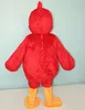 2018 hot sale red colour chicken mascot suit hen costume for adults to wear for sale