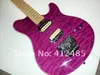 style New arrival MUSIc MAN ernie ball signature electric guitar in purple Whole Guitars3746798