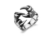 Titanium steel men's ring domineering opening sharp claws tail ring personality men's jewelry retro