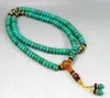 Turchese abaco perla 5x8mm Buddha perline braccialetto 108 rosari per scongiurare il male collana lunga collana miglior regalo per uomini e donne